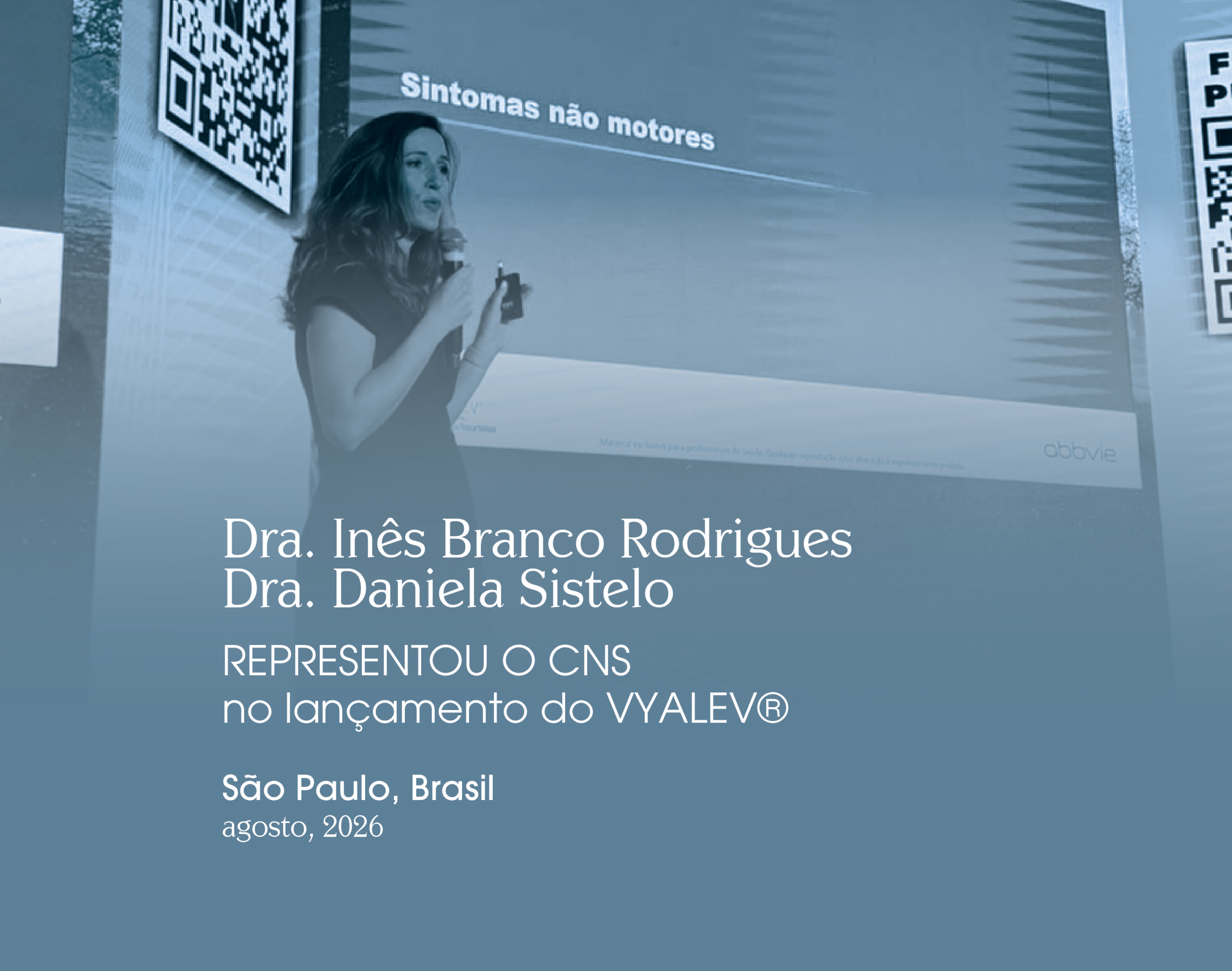 Dra. Margarida Rodrigues representou o CNS no lançamento do VYALEV®